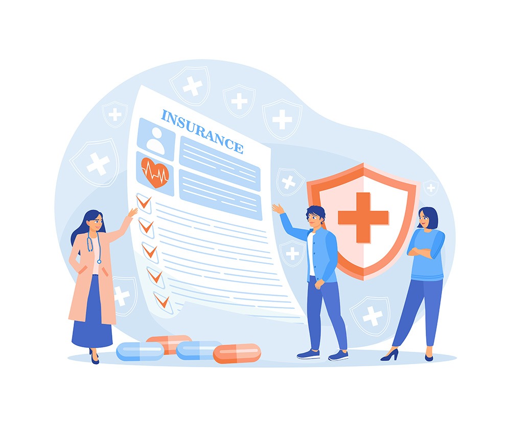Health insurance coverage and modern medicine. The patient fills